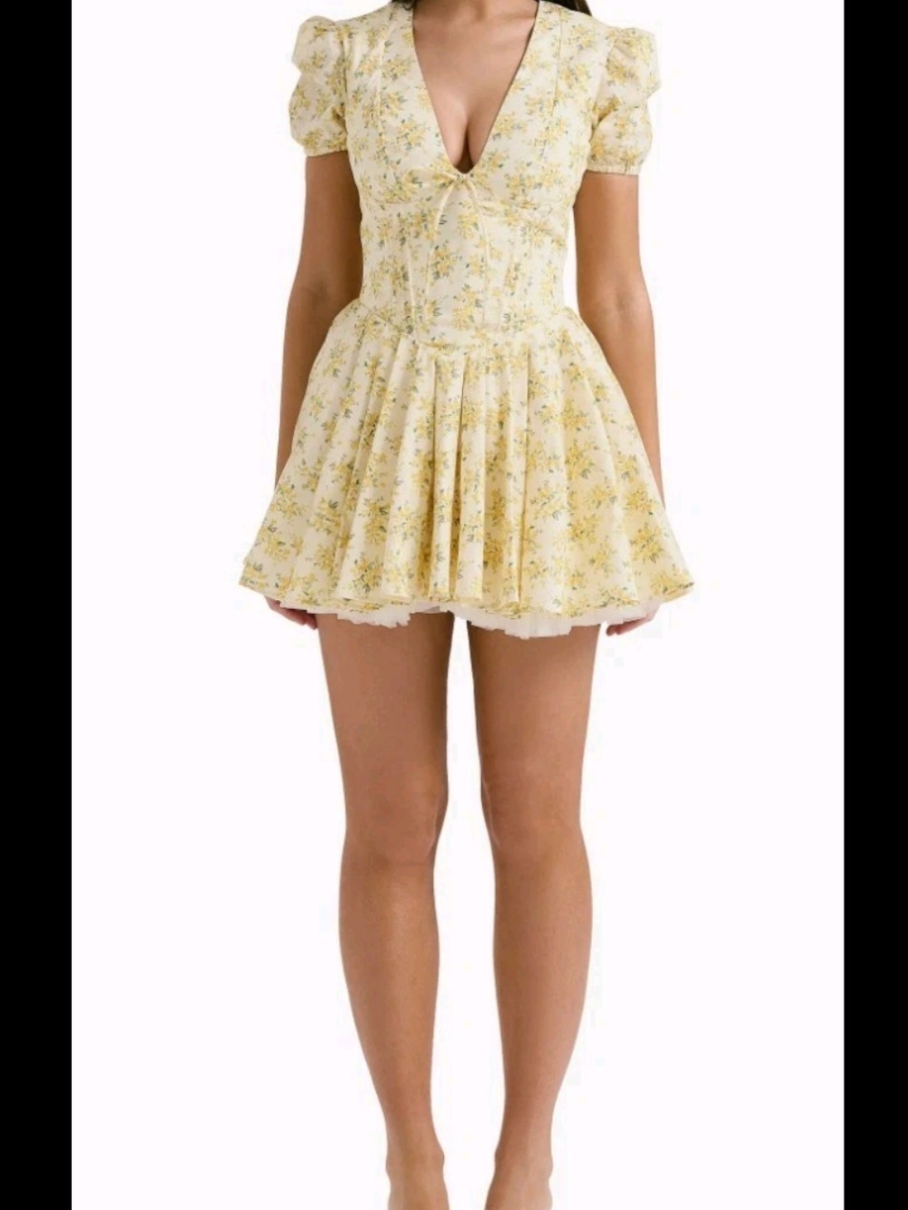 House Of CB Imani Floral Minidress Size S (Cup Size D/E) NWT
